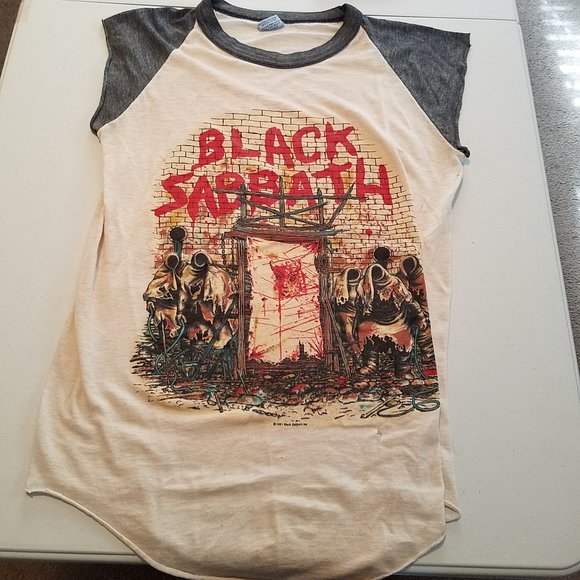 🤘🎸Black Sabbath 1981 Vintage "Mob Rules" with Ronnie James Dio Tour Shirt S - Picture 1 of 8